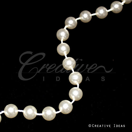 10Mm Pearls String-5 Yds (Ivory)