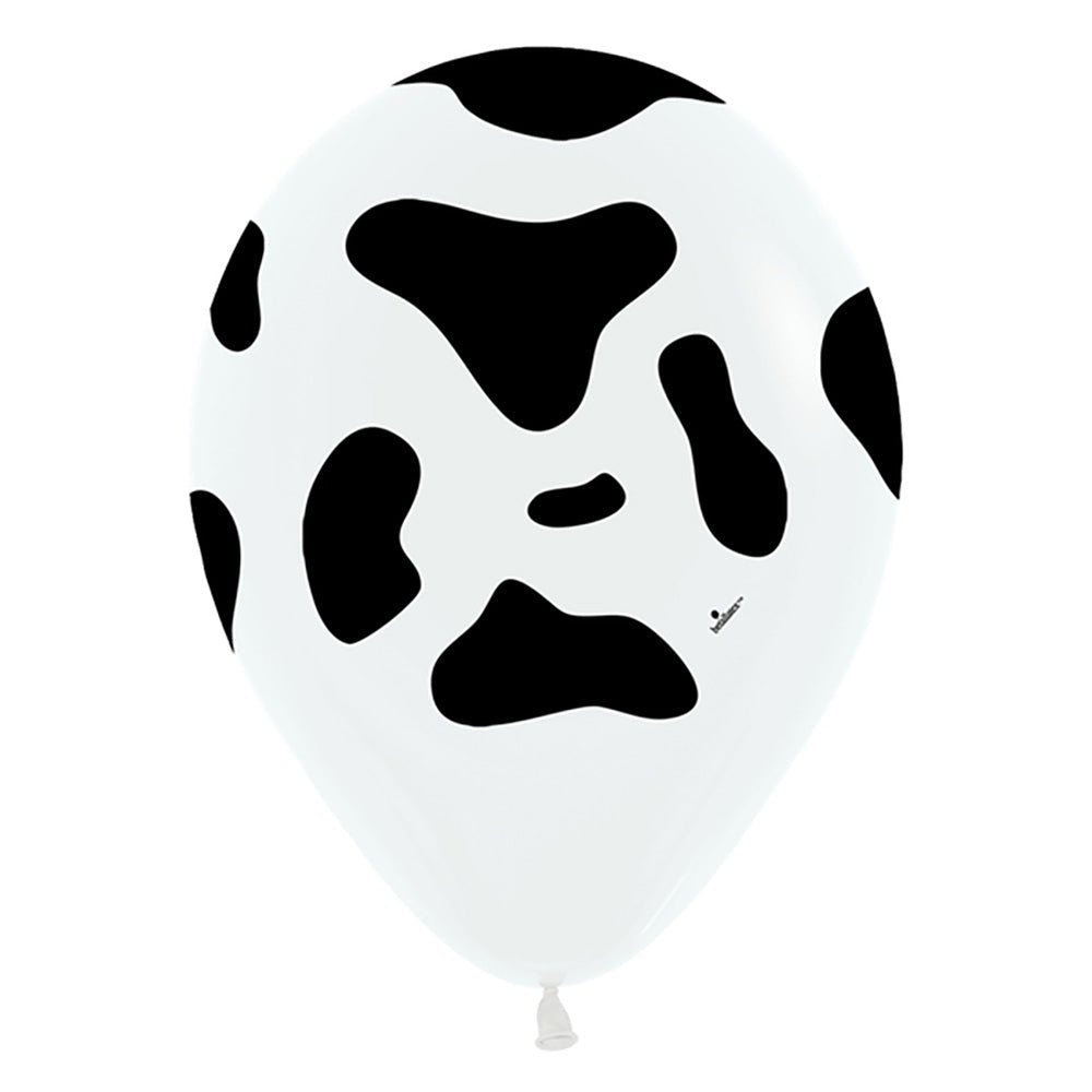 Cow Print Latex Balloons