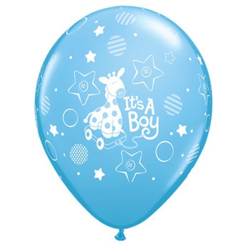 Latex Balloons Boys It's A Boy Soft Giraffe