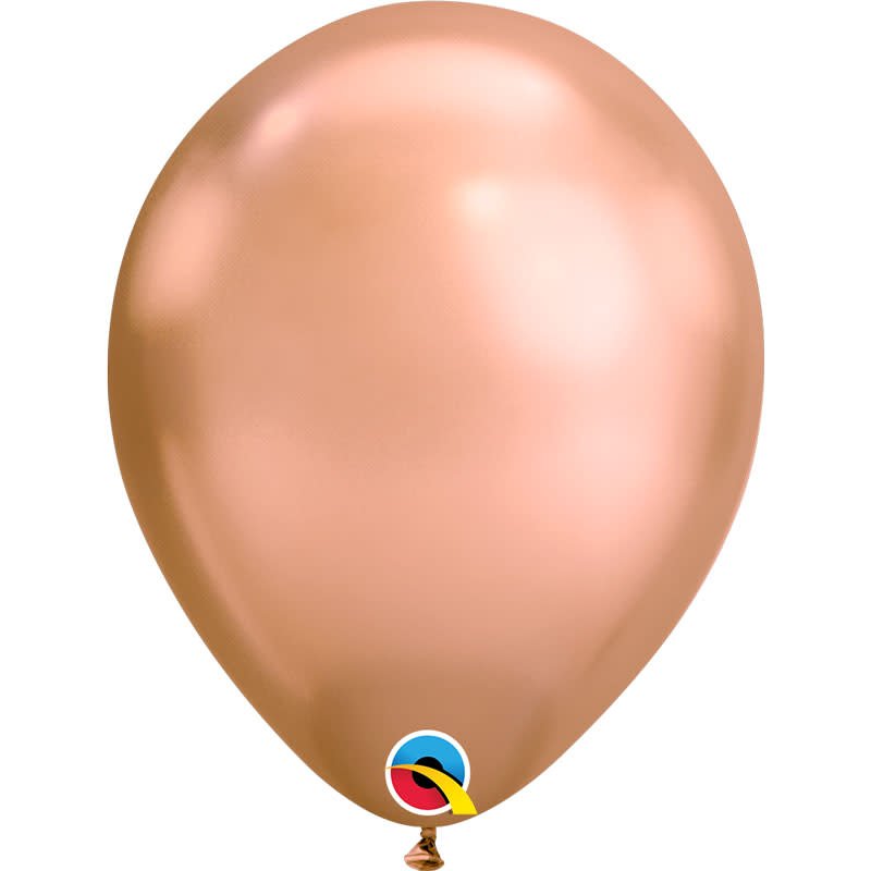 Latex Balloons Chrome Rose Gold