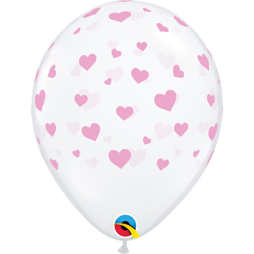 Latex Balloons Girls Pink Hearts