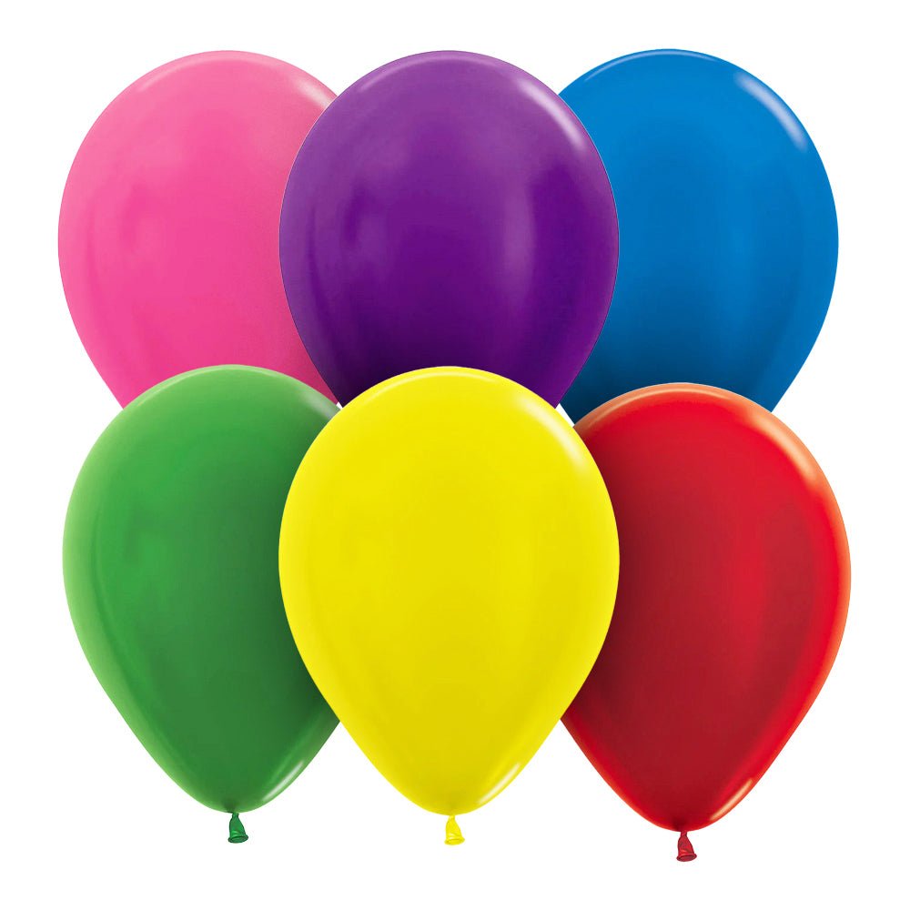 Latex Balloons Metallic Assortment