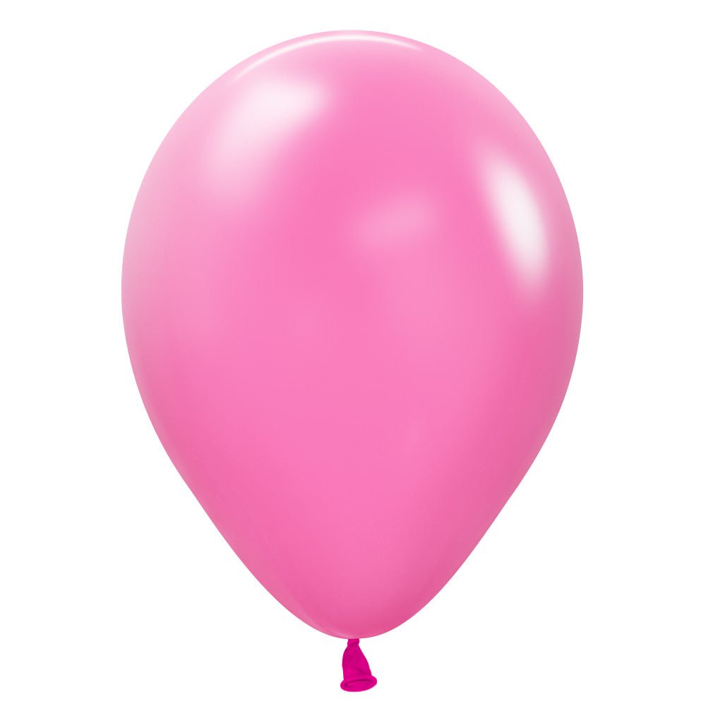 Latex Balloons Neon Magenta