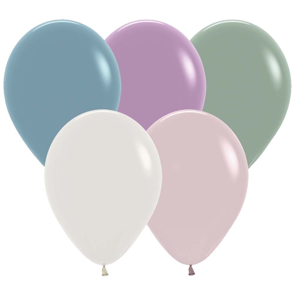 Latex Balloons 11 Inch Sempertex Pastel Dusk Assortment