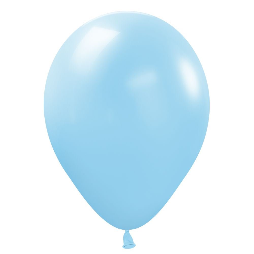 Latex Balloons Pastel Matte Blue