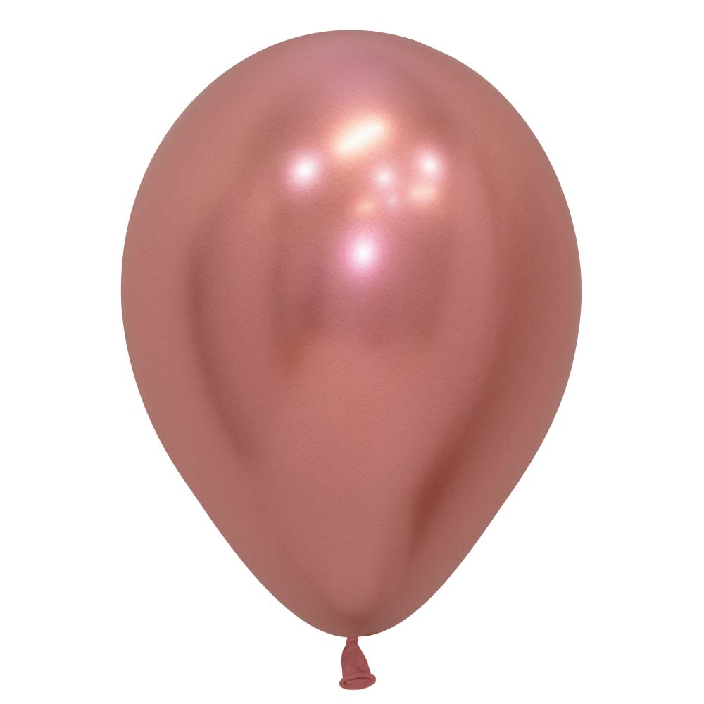 Latex Balloons 11 Inch Sempertex Reflex Rose Gold
