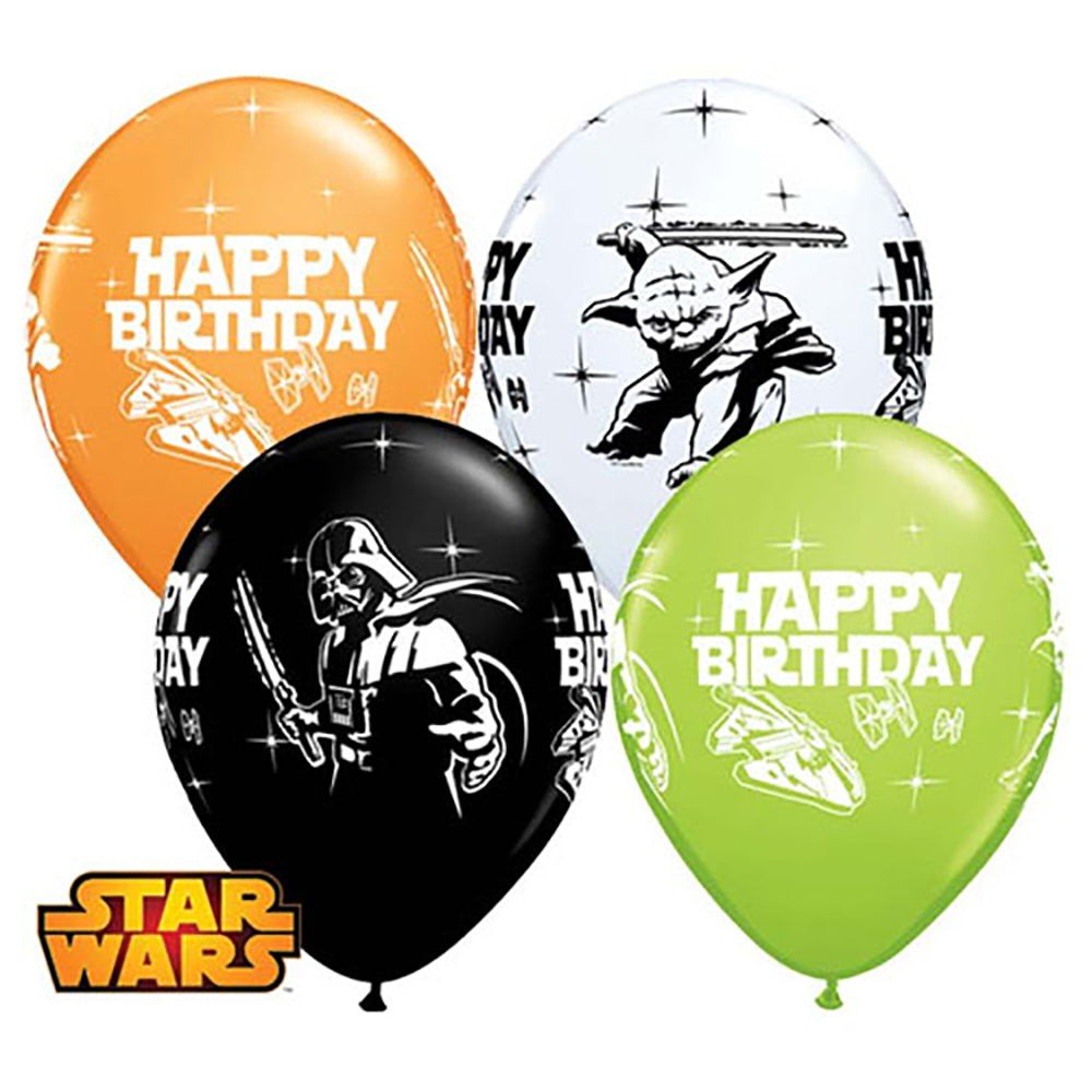 Star Wars Birthday Assortment Latex Balloons