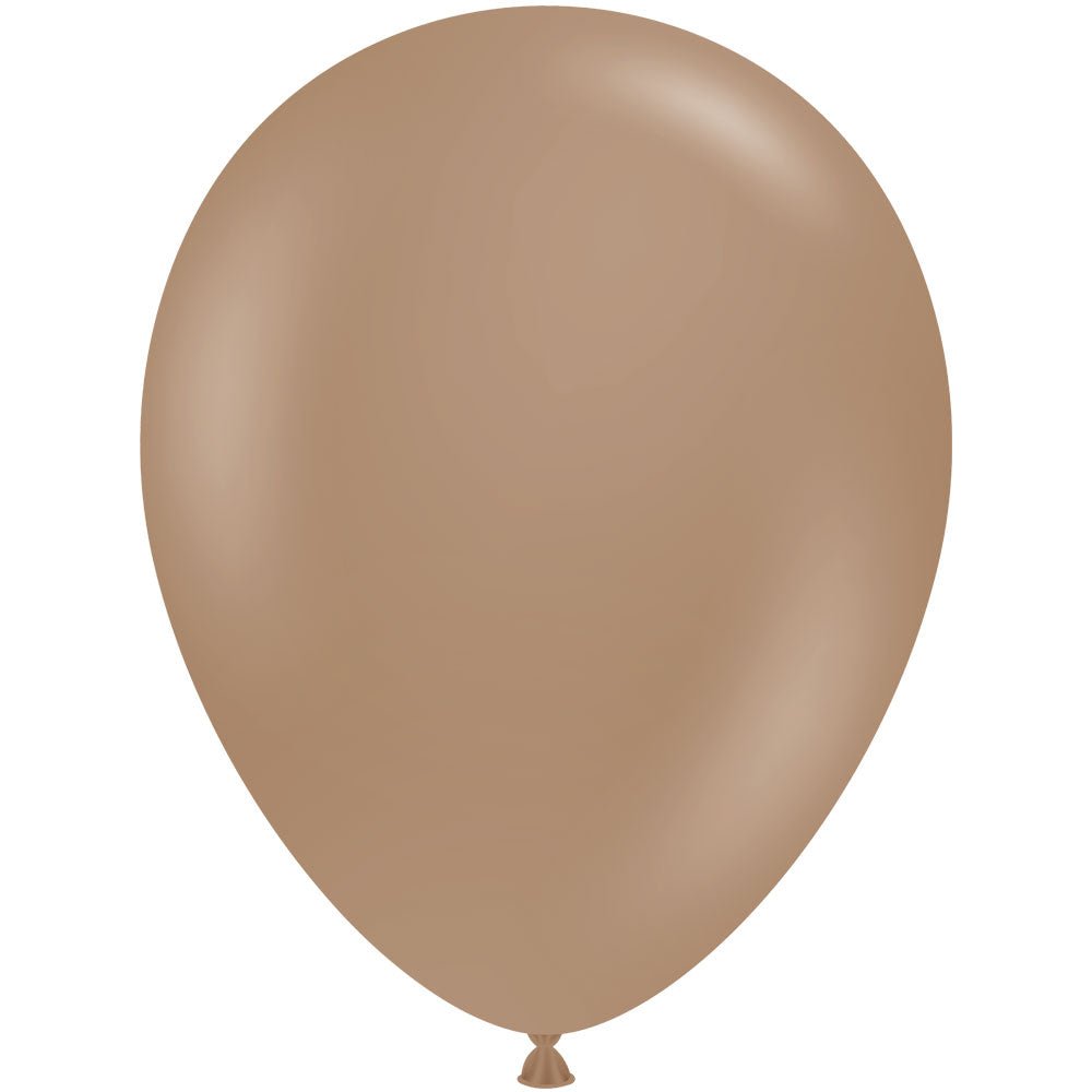 Latex Balloons 11 Inch TUFTEX Malted Brown