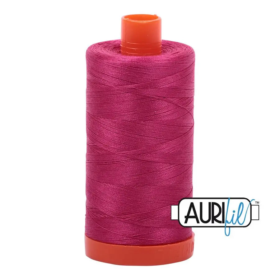 Cotton Thread 50wt Red Plum Large Spool