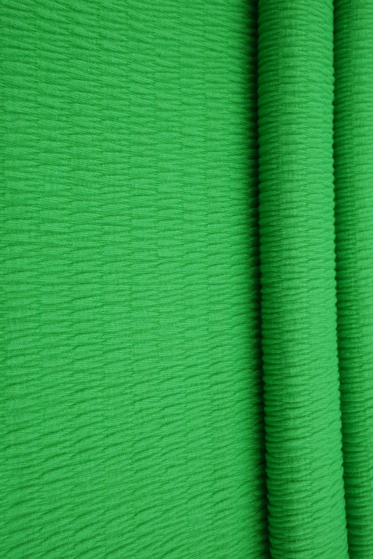 Smocked Rayon Knit Solid Fabric