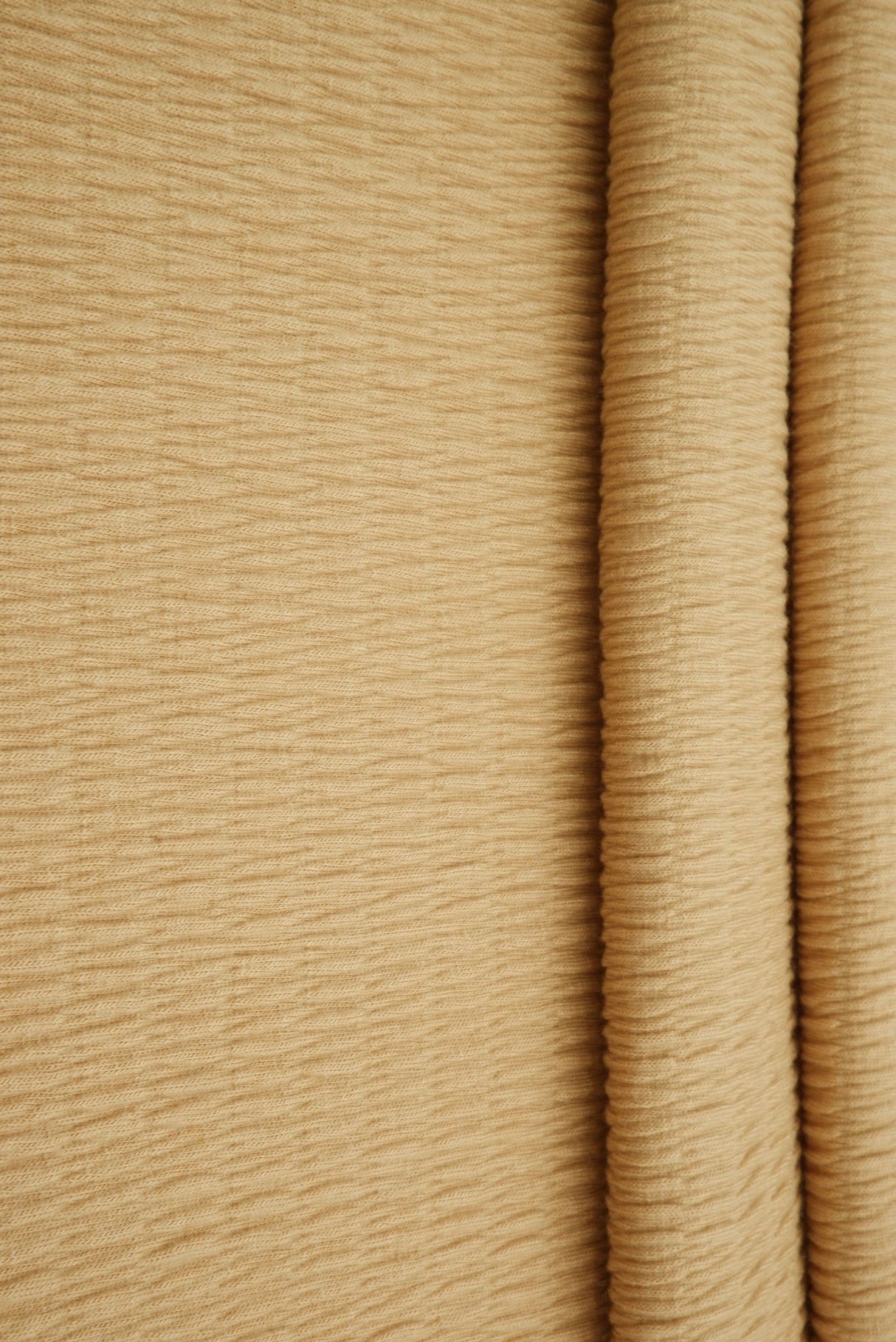 Smocked Rayon Knit Solid Fabric