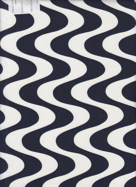 1 Yard DTY Brushed Knit Fabric Geometric Print Soft Stretch 58 Inches Wide