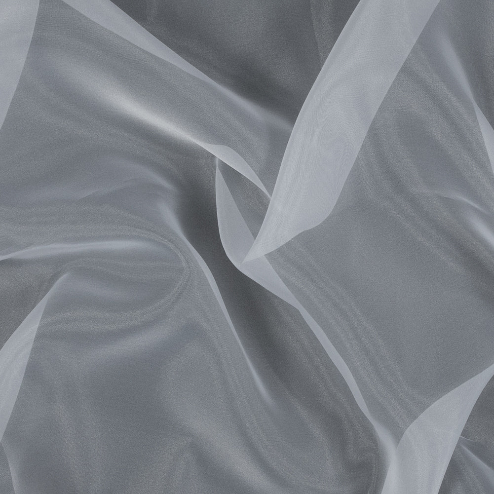 2-Ply Polyester Organza - White - Zelda Collection