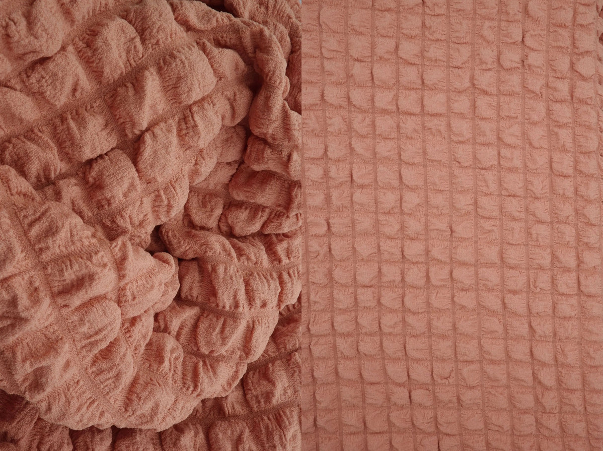 Lady Crush Woven Jacquard Fabric Stretch Polyester Spandex 62 Inches Wide