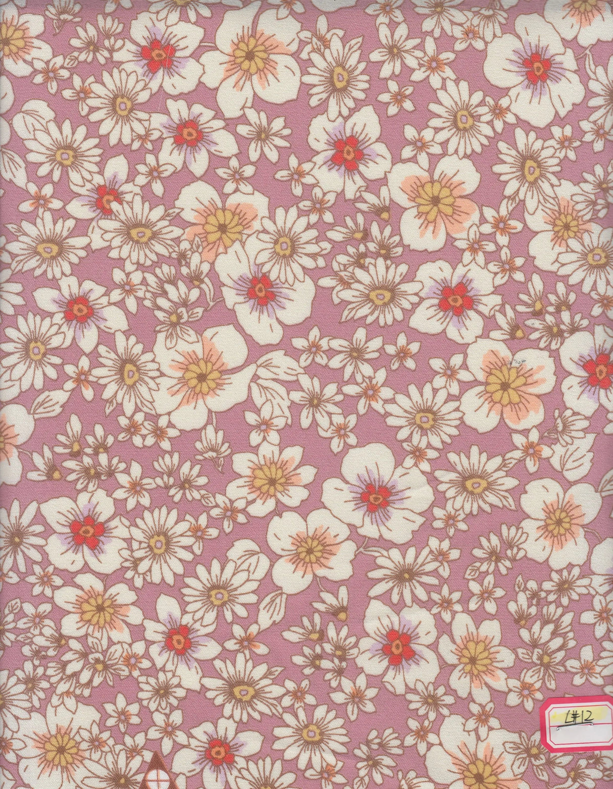 1 Yard Cey Ditsy Floral Print Fabric, 58/59'' Wide 100% Polyester