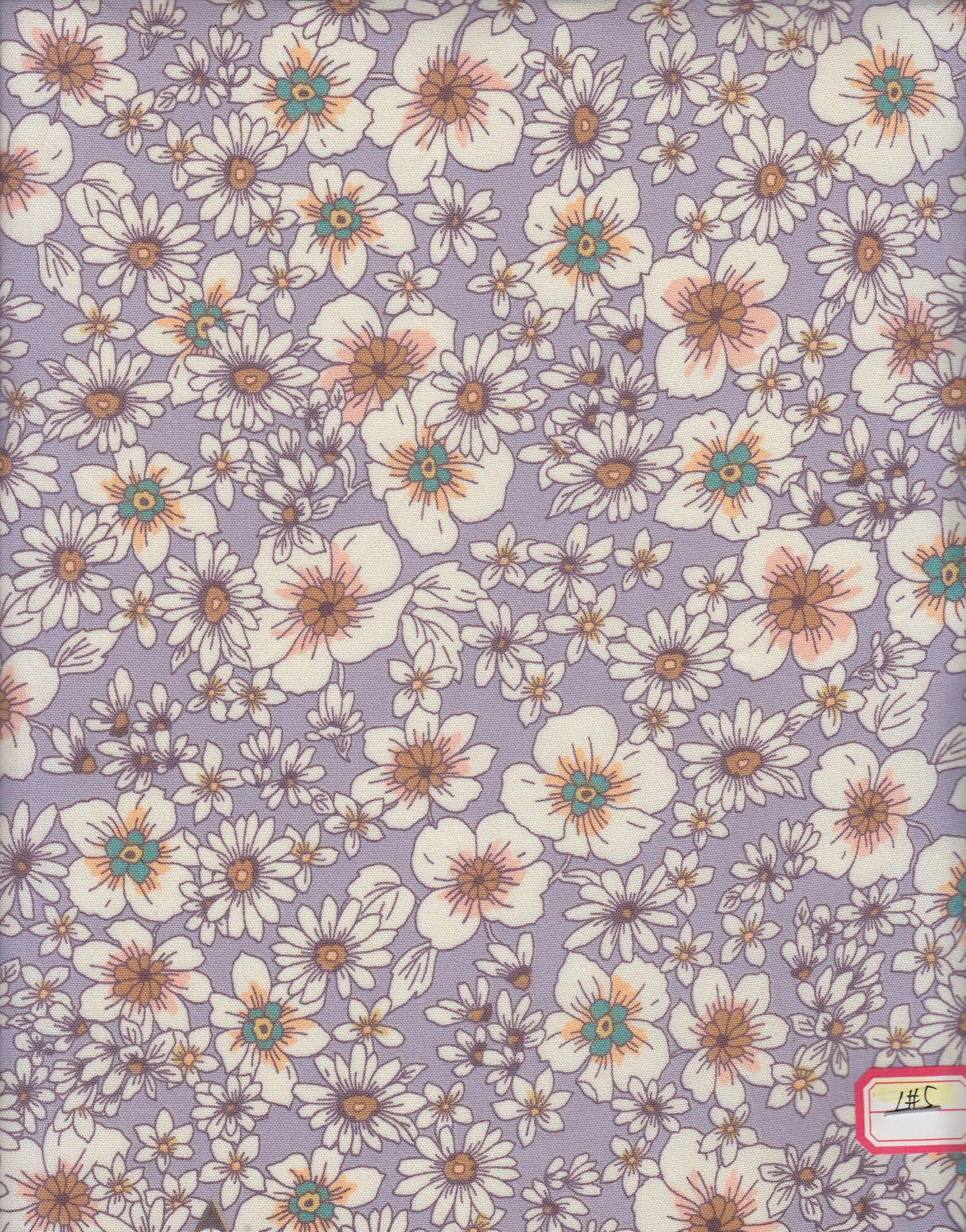 CEY Ditsy Floral Print Woven Fabric, Lightweight Polyester Soft Drape 58/59" Wide