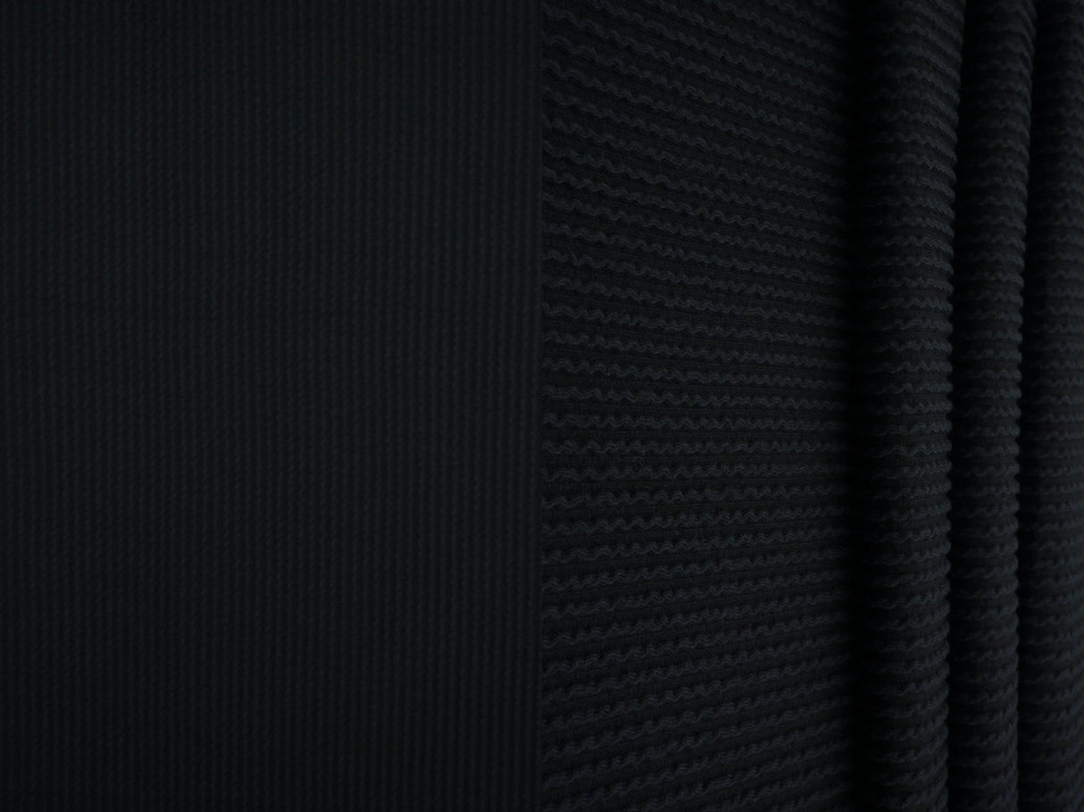 Knit Jacquard Rib Fabric 1 Yard Soft Stretch Textured Knit 52" Wide