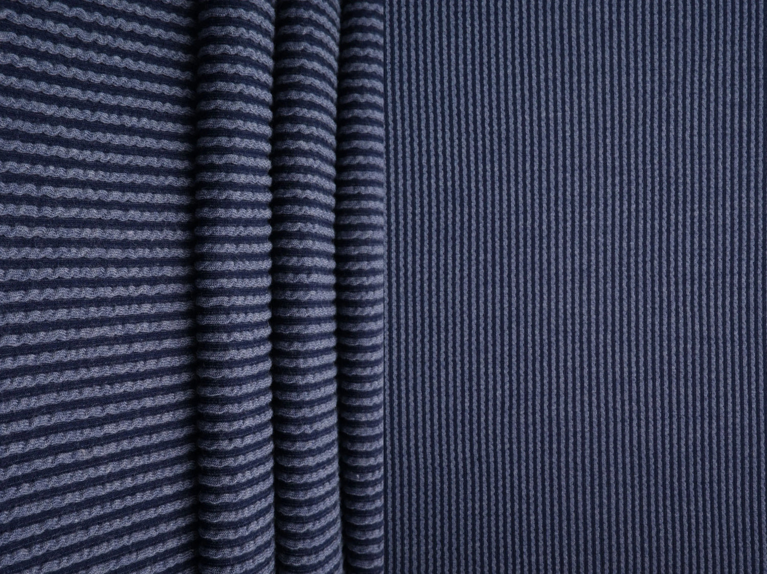 Knit Jacquard Rib Fabric 1 Yard Soft Stretch Textured Knit 52" Wide