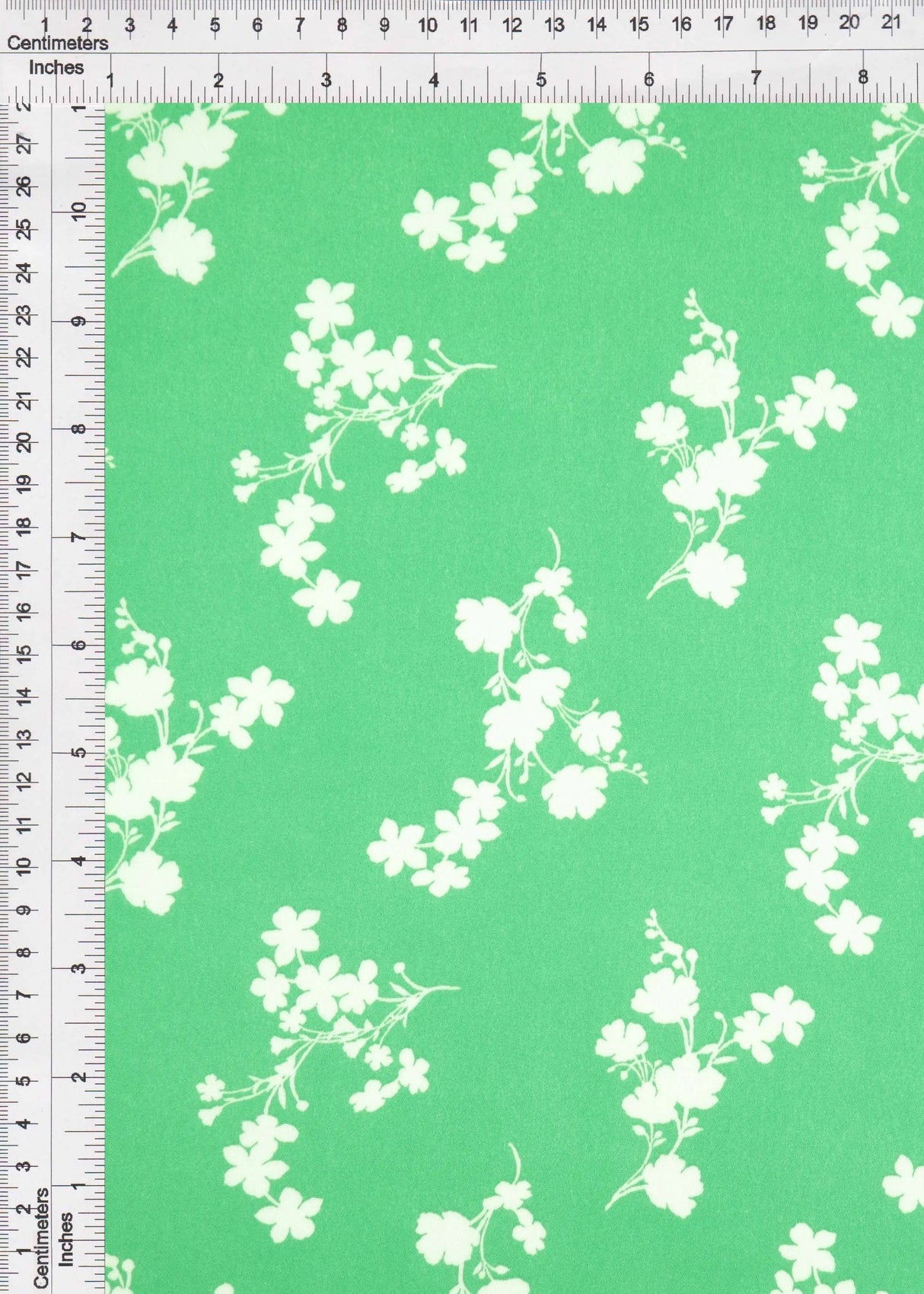 1 Yard Wool Dobby Floral Print Fabric, 58/59'' Wide 100% Polyester