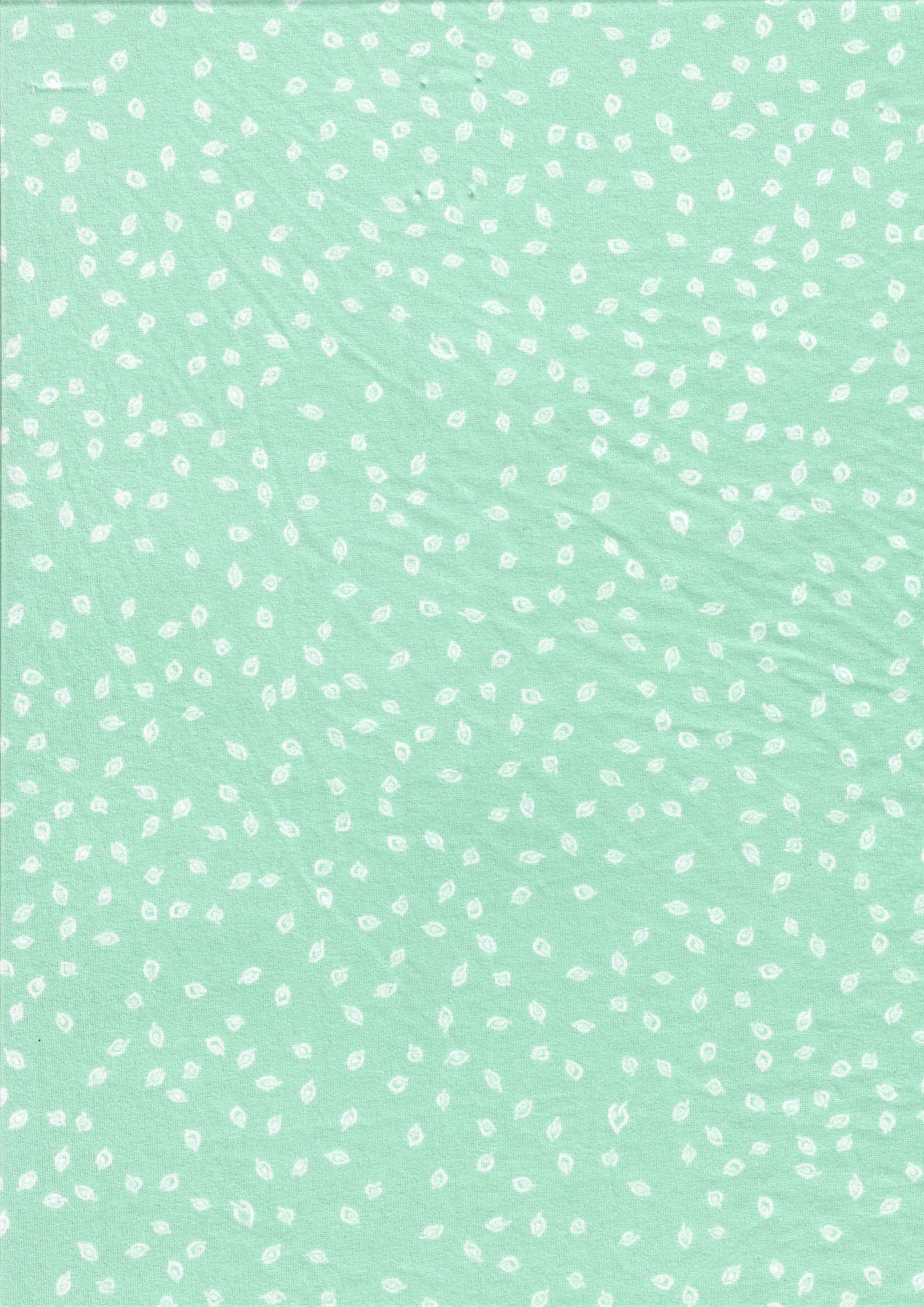 Brushed Leaf Geometric Knit Fabric Mint