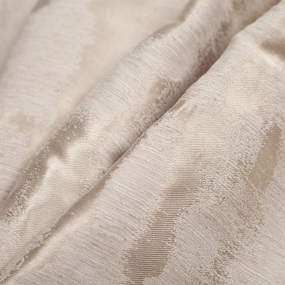 Metallic Gold/Ivory Polyester Woven