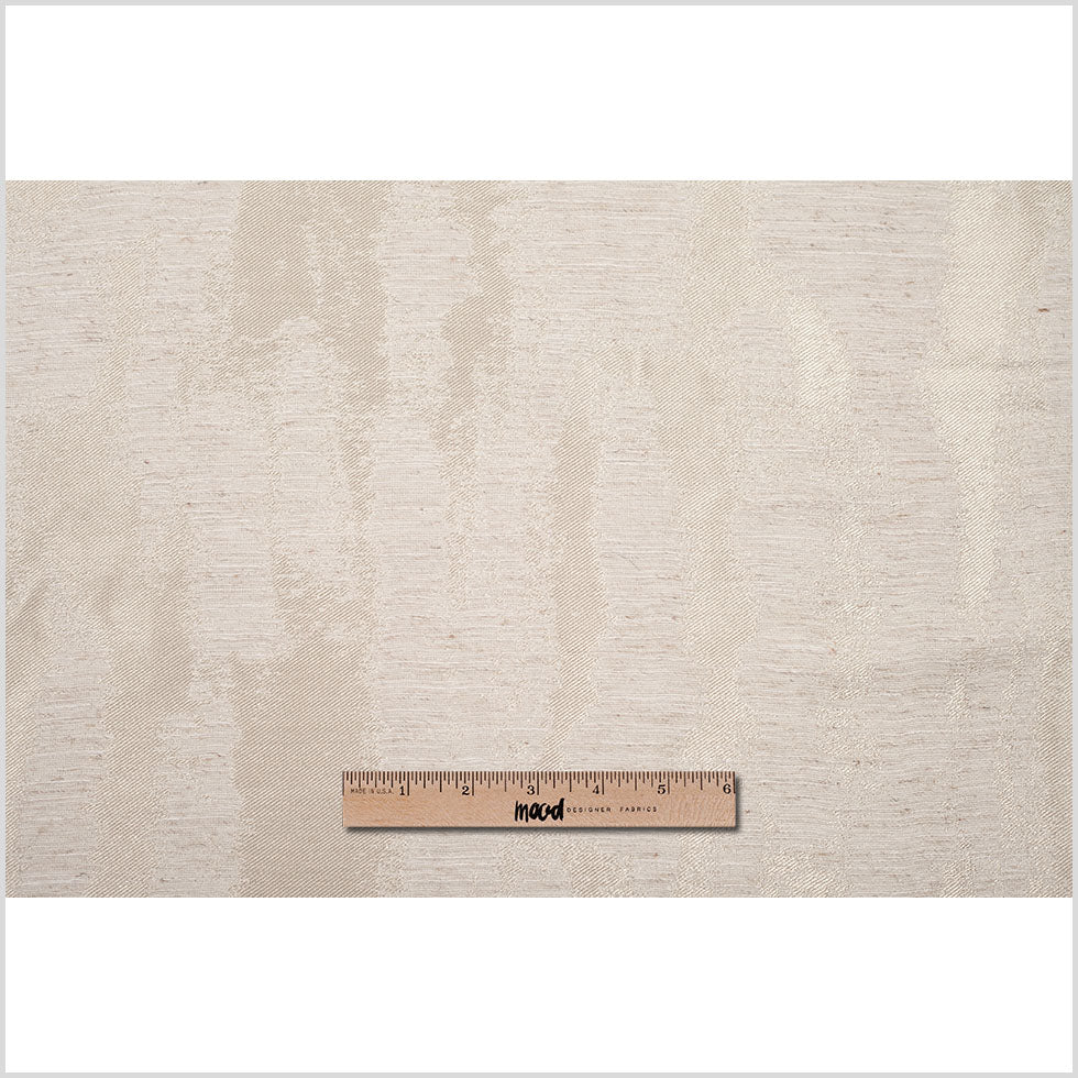 Metallic Gold/Ivory Polyester Woven