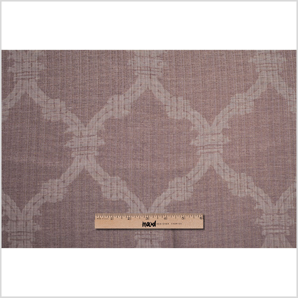 Metallic Espresso Sheer Polyester Woven