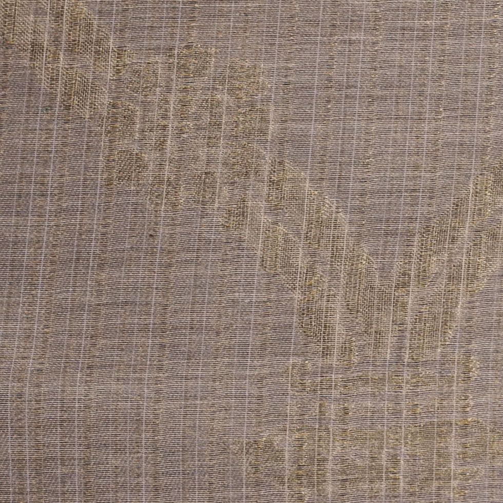 Metallic Antique Gold Sheer Polyester Woven
