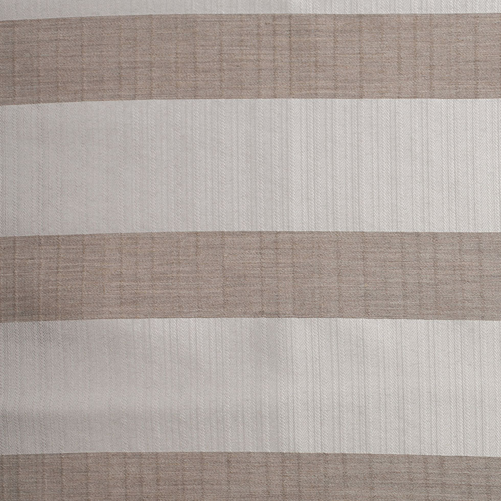 Striped Silver Polyester Woven