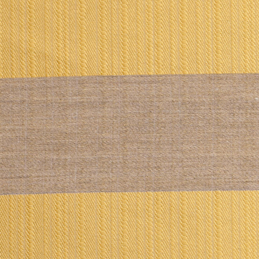 Striped Gold/Beige Polyester Woven