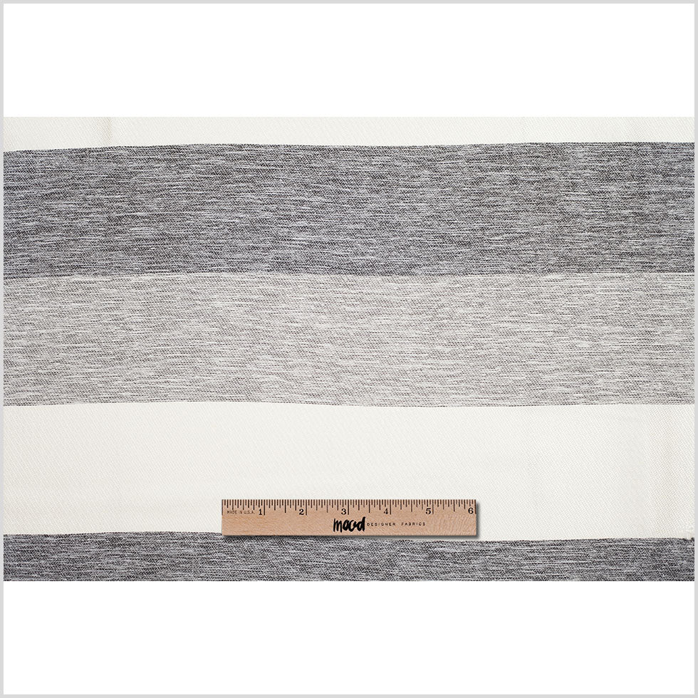 Linen/Brown Striped Polyester Woven