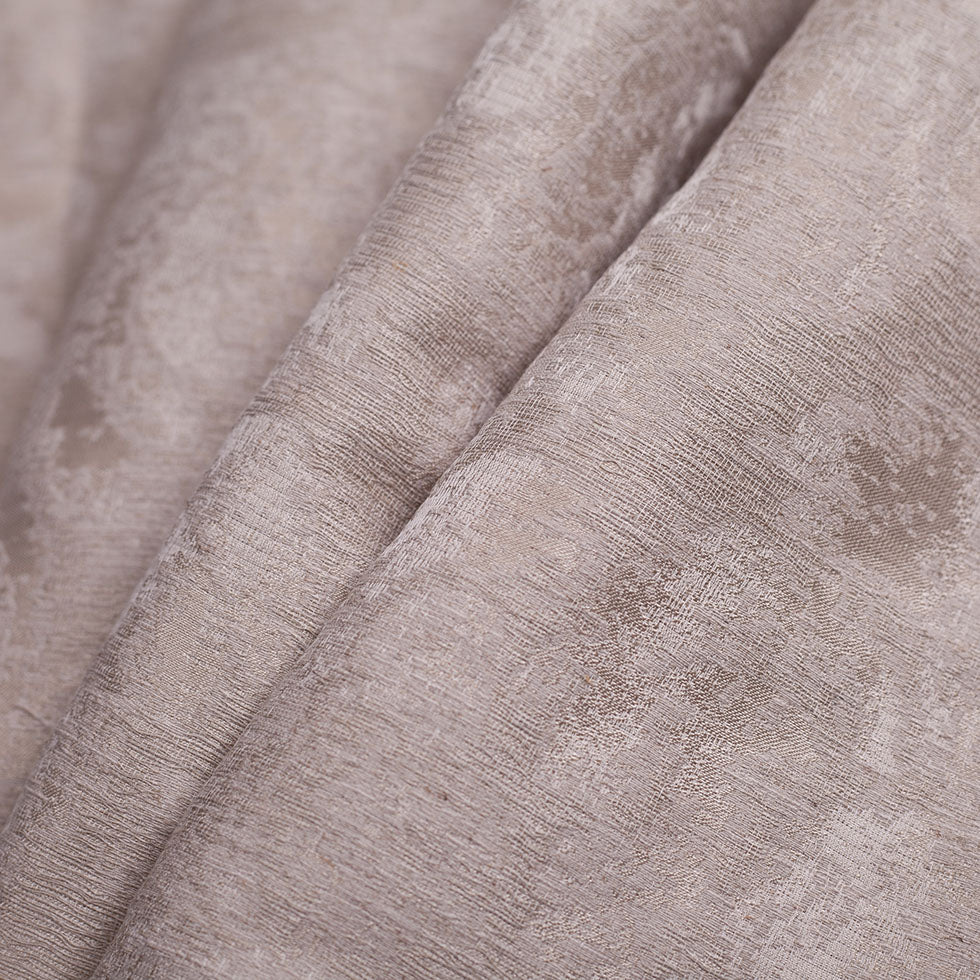 Metallic Gold/Linen Damask Polyester Woven