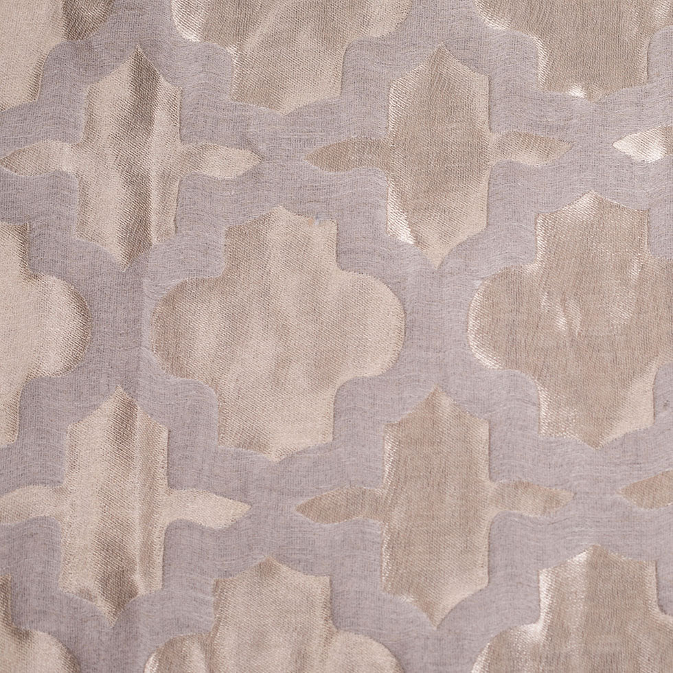 Metallic Gold Morocan Polyester Brocade