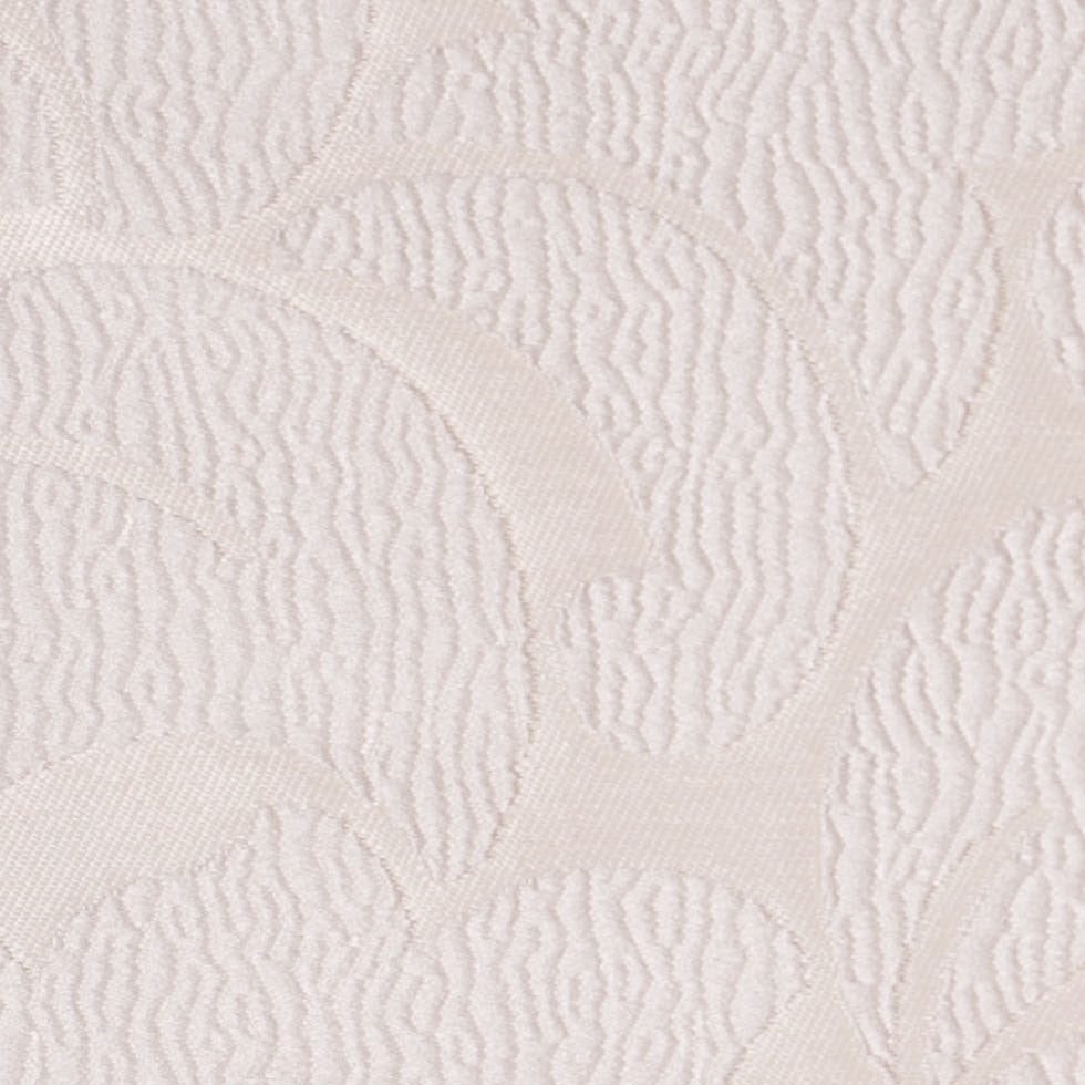 Ivory Floral Polyester Jacquard