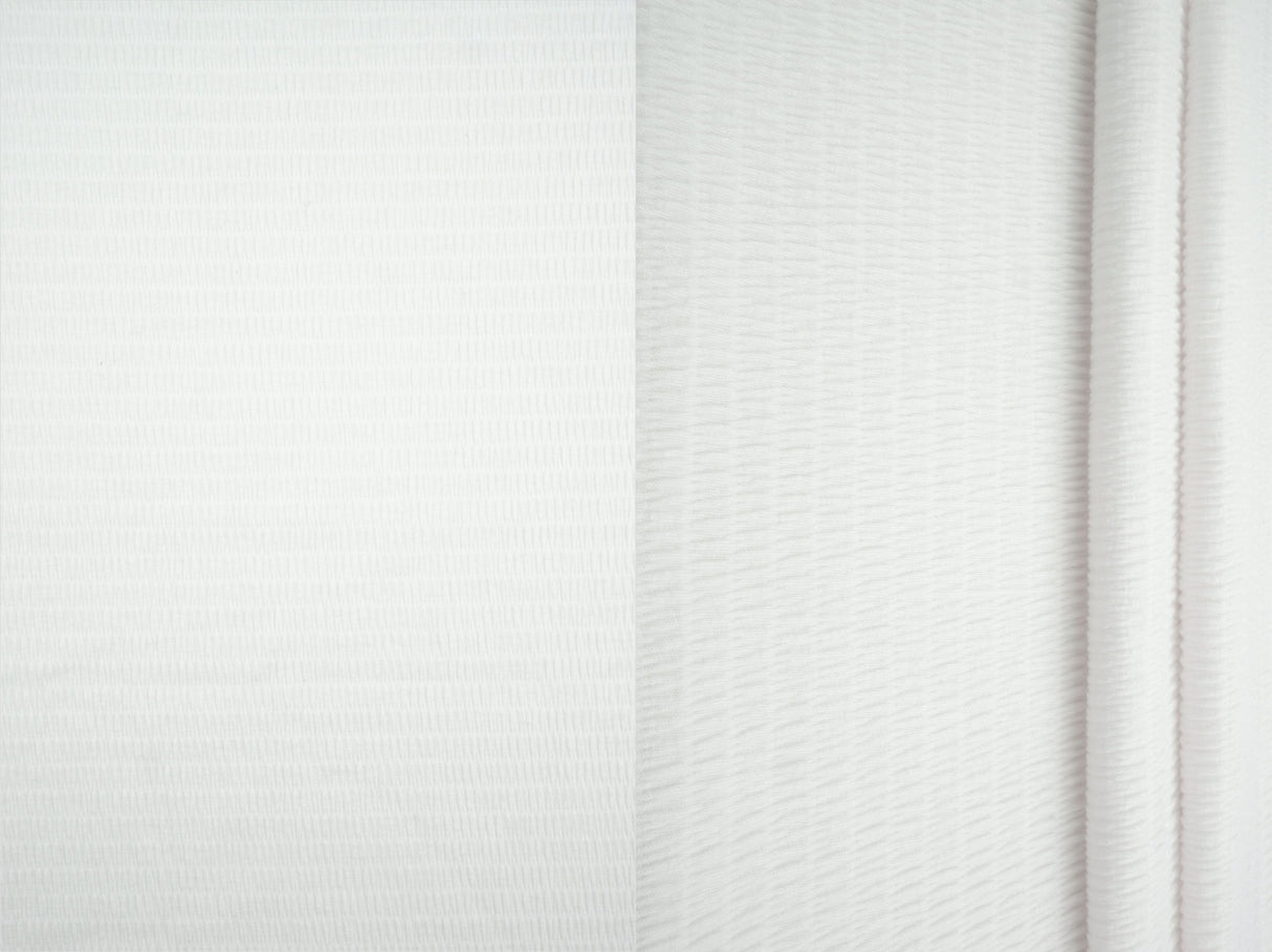 Smocked Rayon Knit Solid Fabric