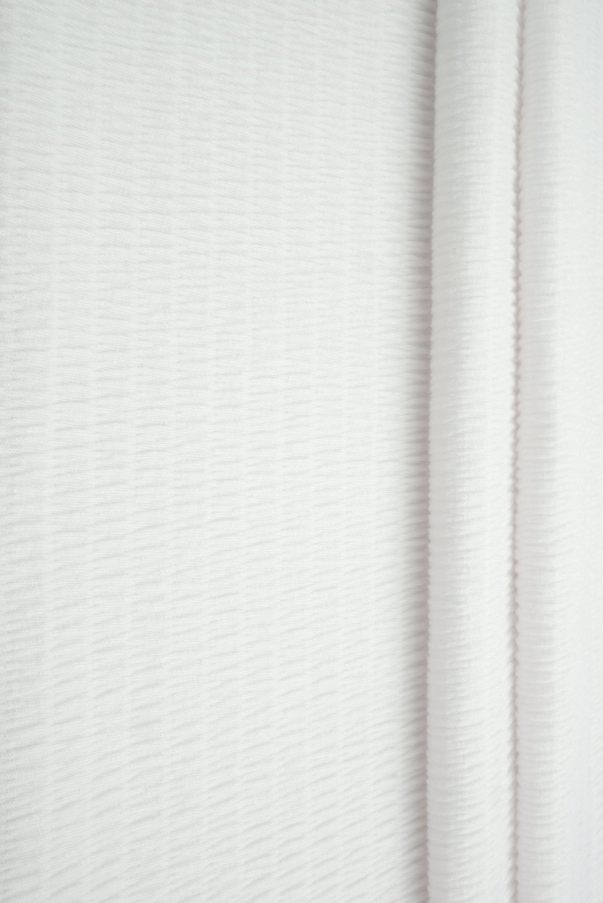 Smocked Rayon Knit Solid Fabric