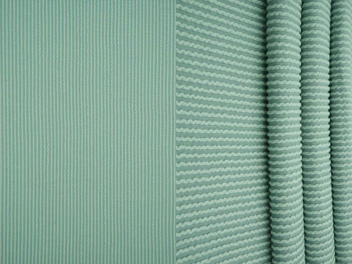 Knit Jacquard Rib Fabric 1 Yard Soft Stretch Textured Knit 52" Wide