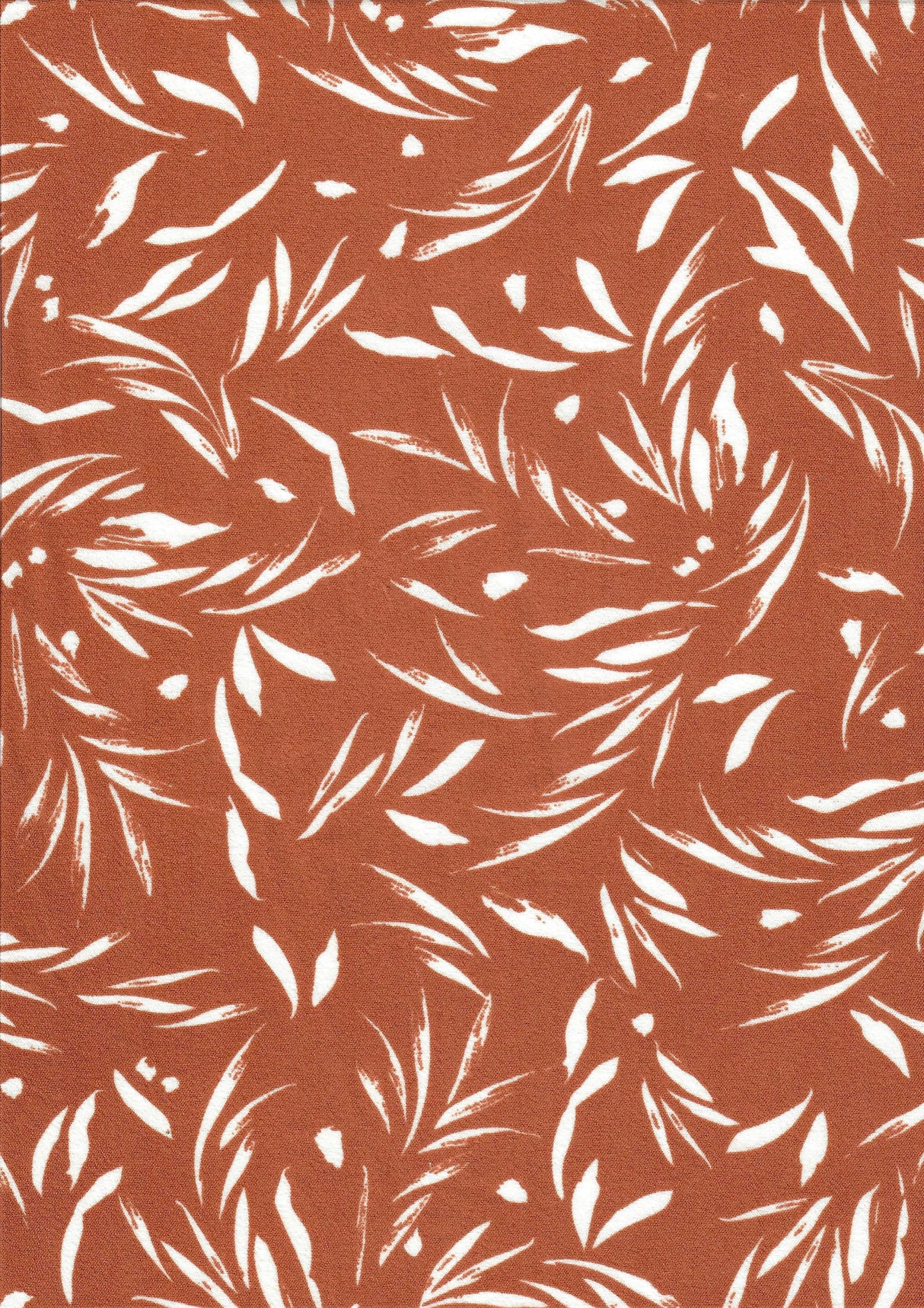 Cey Leaf Print Fabric 1 Yard Lightweight Drapey Polyester 58/59" Wide
