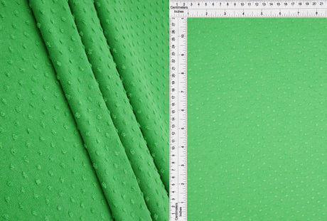 1 Yard Knit Jacquard Swiss Dot Fabric Soft Stretch Polyester Rayon 58/60 Inches Wide