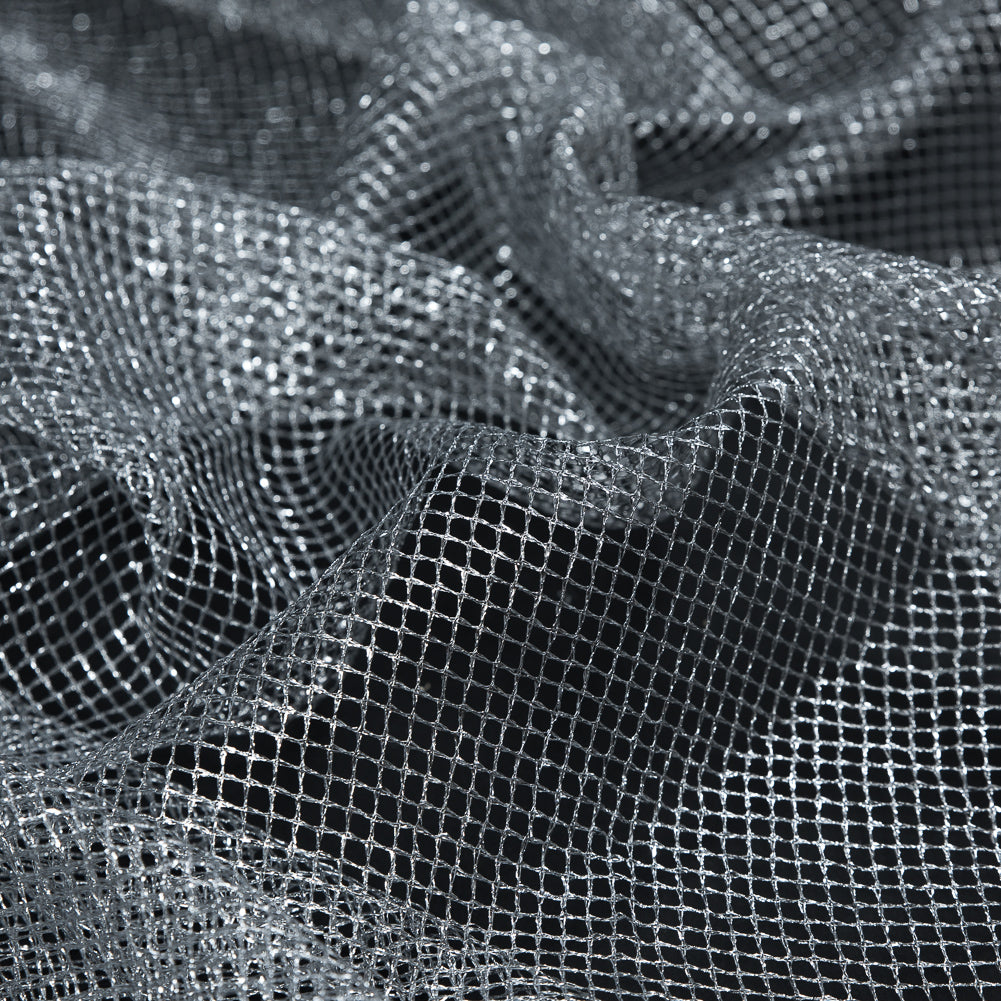 Diamond Netting - Metallic Silver