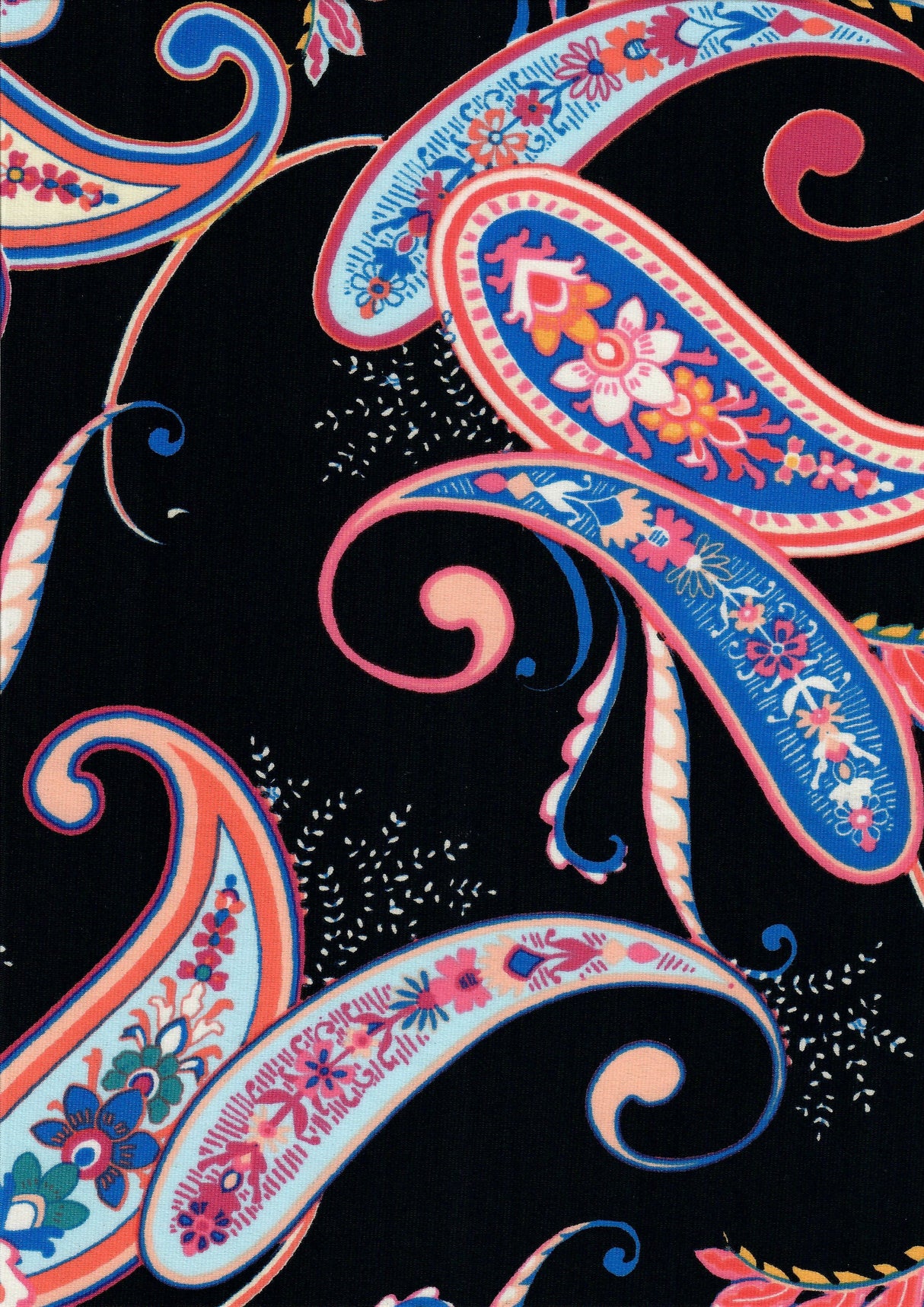 ITY Paisley Print Knit Fabric