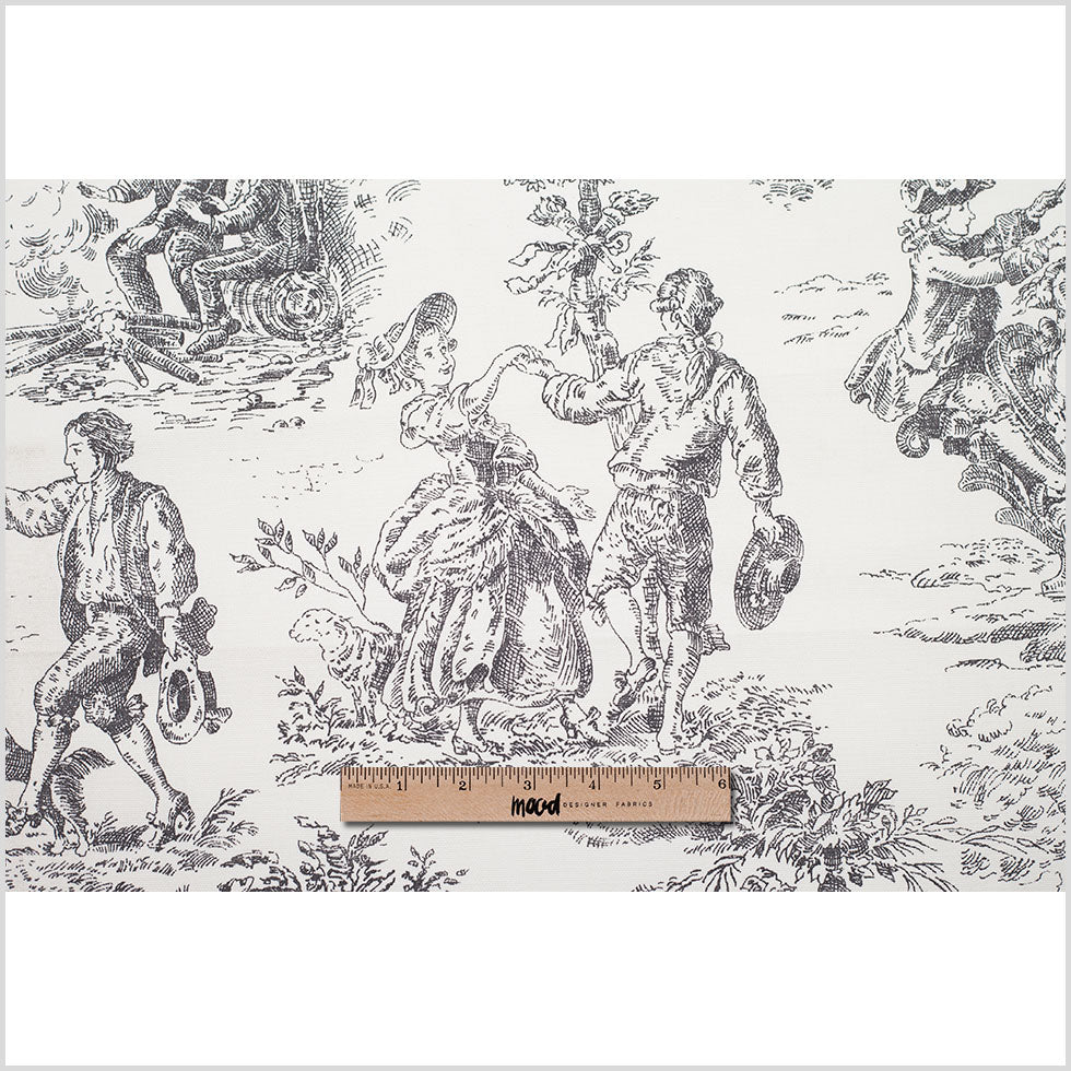 English Slate Cotton Toile