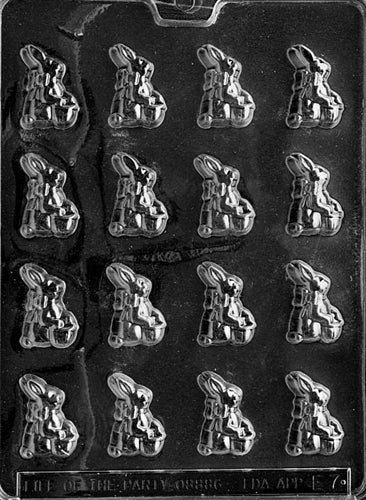 Bite Size Bunny With Basket Chocolate Mold - LPE007