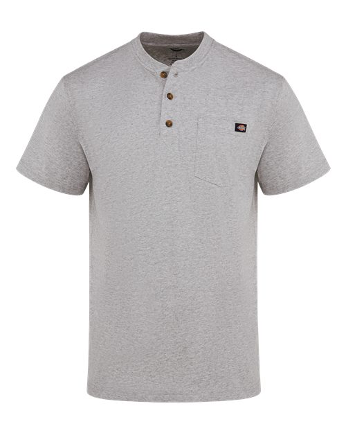 Dickies Men's Heavyweight Traditional Short Sleeve Henley