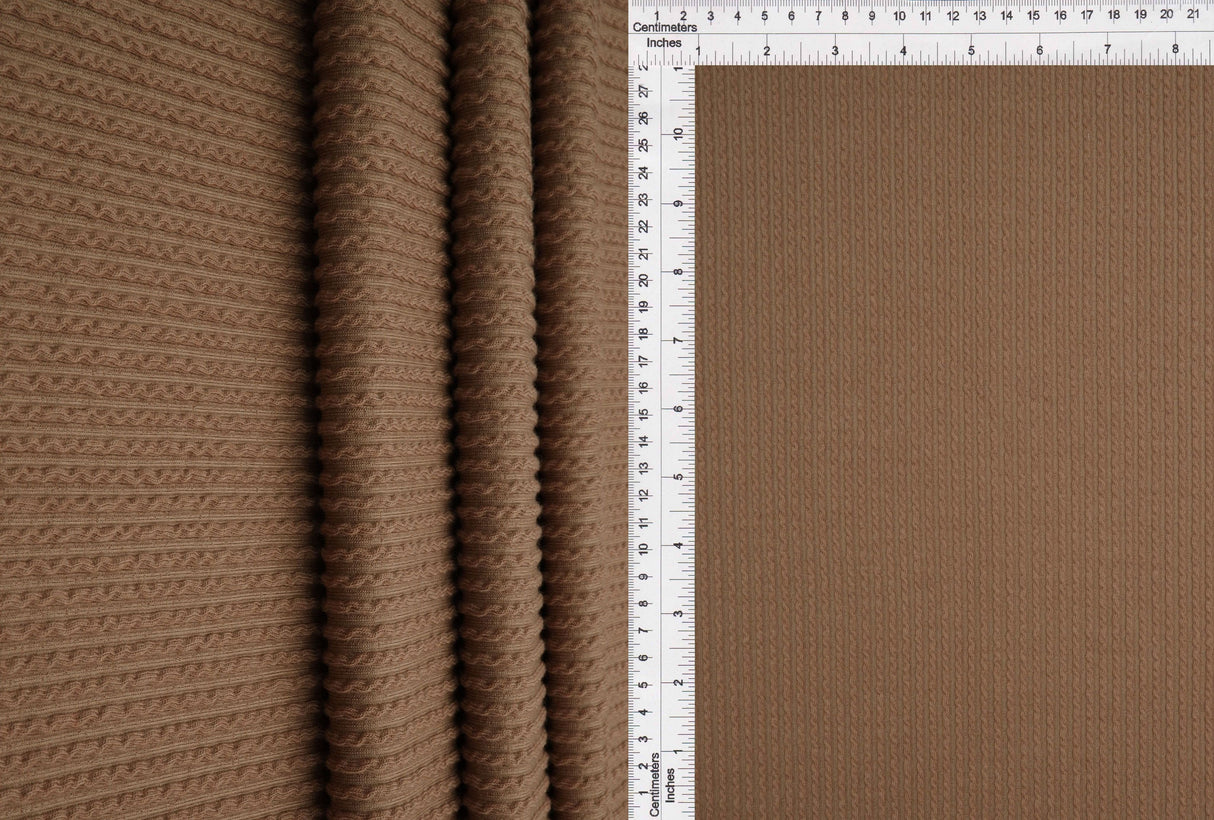 Double Knit Rib Stretch Fabric