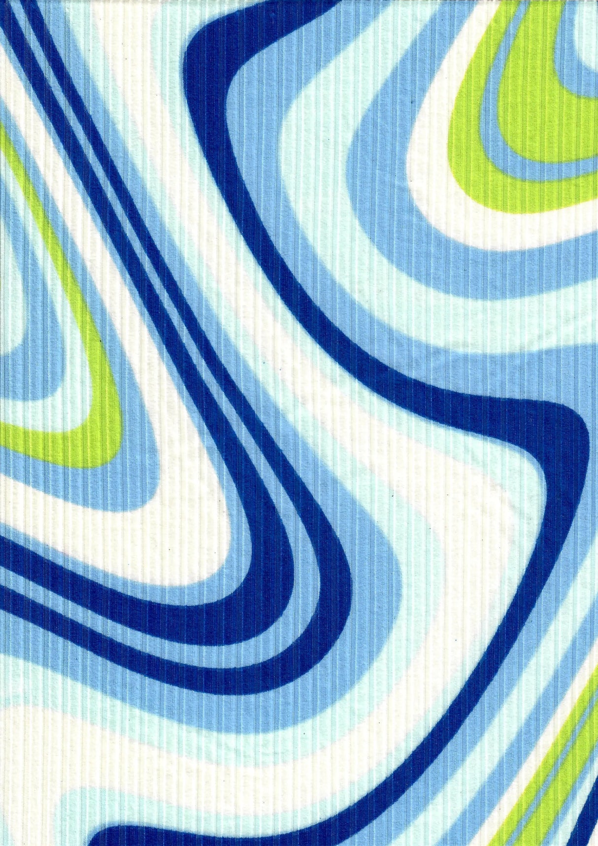 1 Yard Yummy Rib Abstract Tie Dye Knit Fabric 170 GSM, 58/60? Wide Polyester Spandex Blend