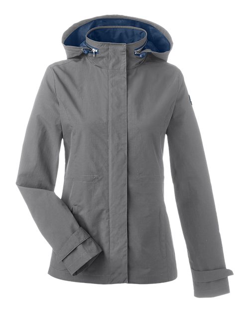 Nautica Women's Voyage Hooded Rain Jacket