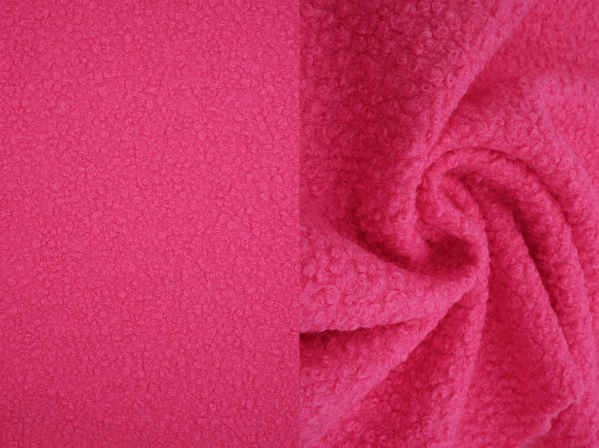 Fake Wool Two-Tone Stretch Knit Fabric