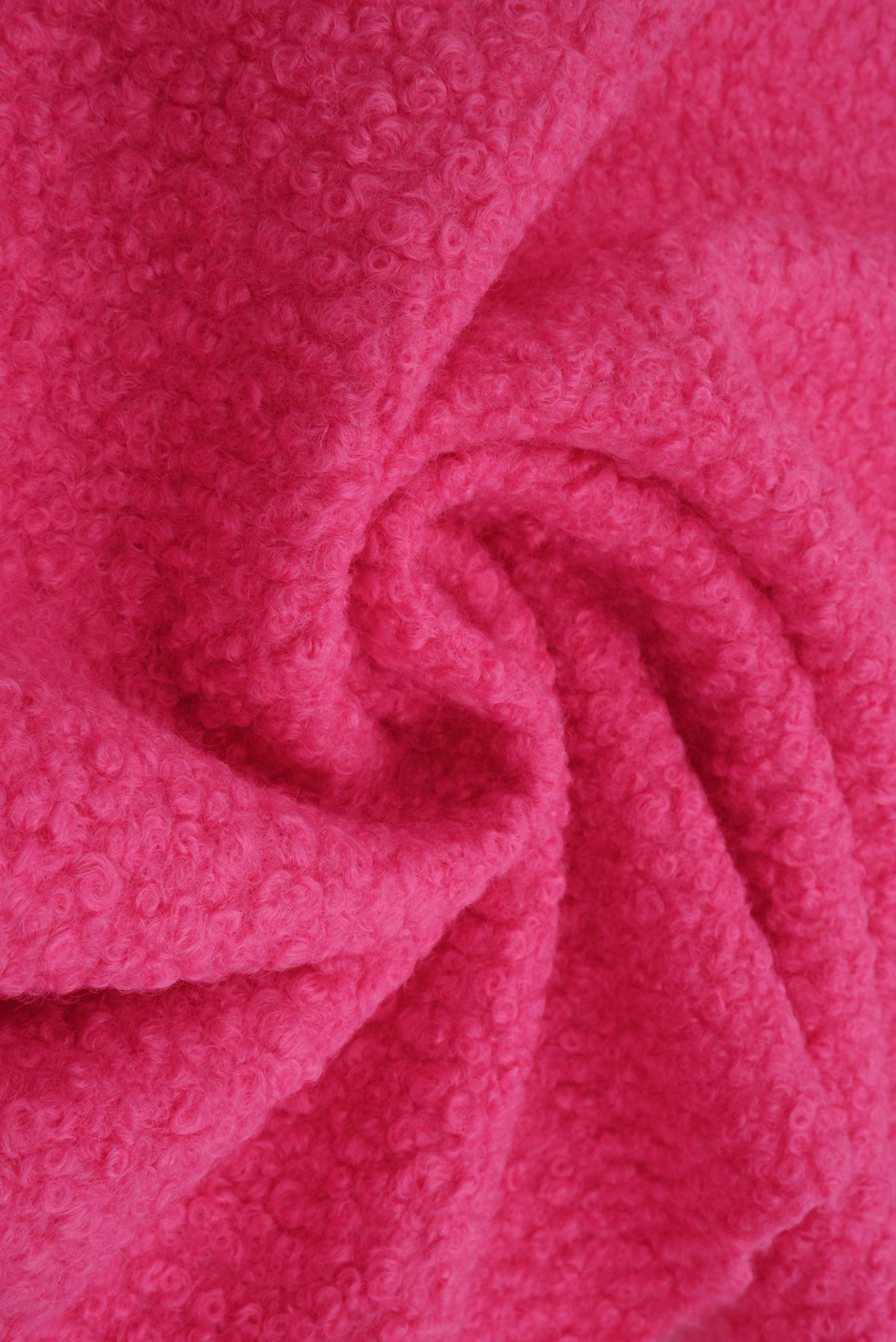 Fake Wool Two-Tone Stretch Knit Fabric