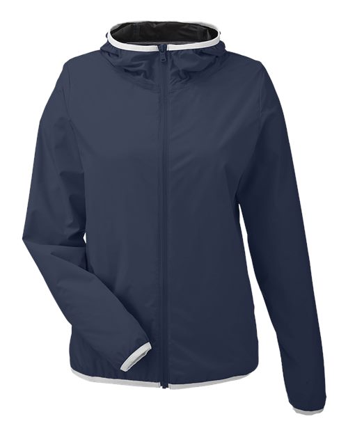Nautica Women's Stillwater Hooded Windbreaker